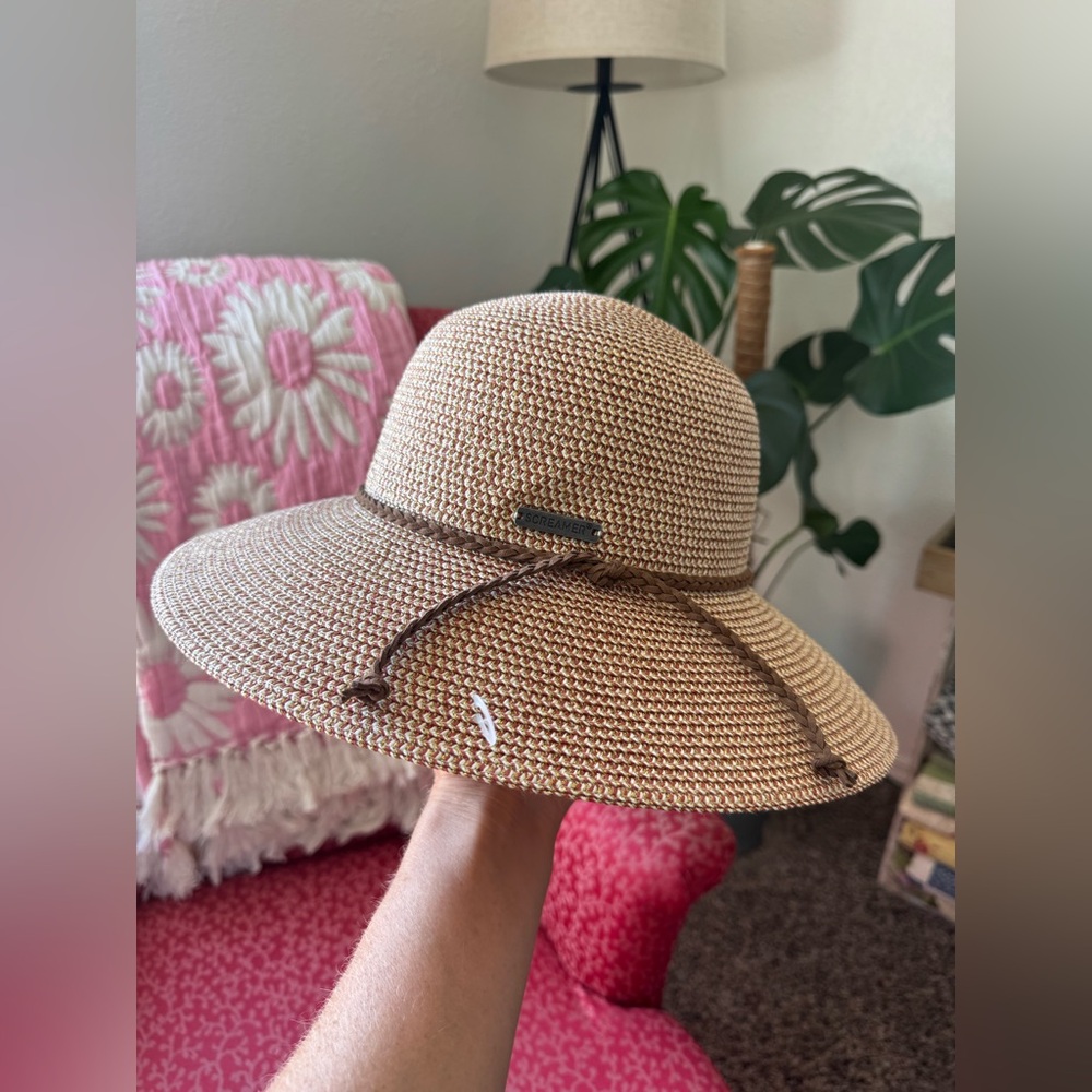 Screamer Ladies Sun Hat, Tan, One Size